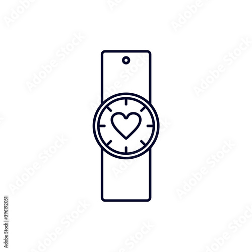 Hours love to exercising design vector, Fitness equipment icon concept, Creative Gym Symbol, Illustration