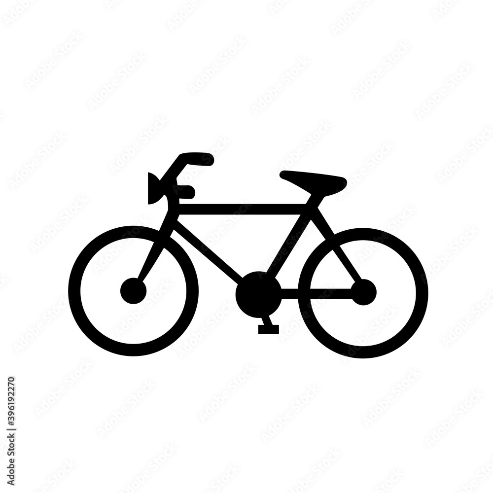 Bicycle Black Icon,Vector Illustration, Isolated On White Background Label. EPS10 Bicycle Black Icon,Vector Illustration, Isolated On White Background Label. EPS10