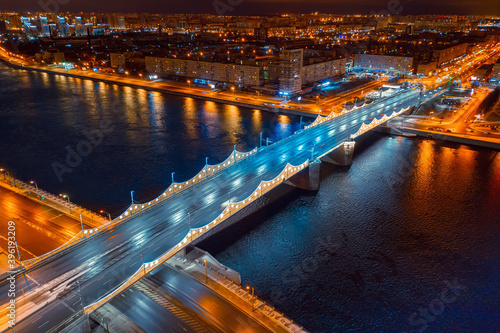 Night view of the city from...