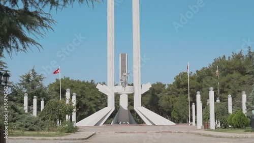 Lausanne monument located at Edirne in Turkey. photo