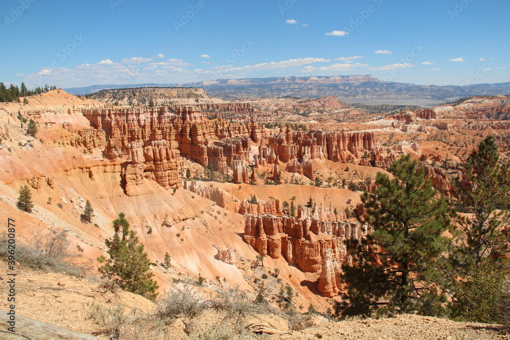 Tall hoodoos in Bryce Canyon National Park. Tall hoodoos in Bryce Canyon National Park.