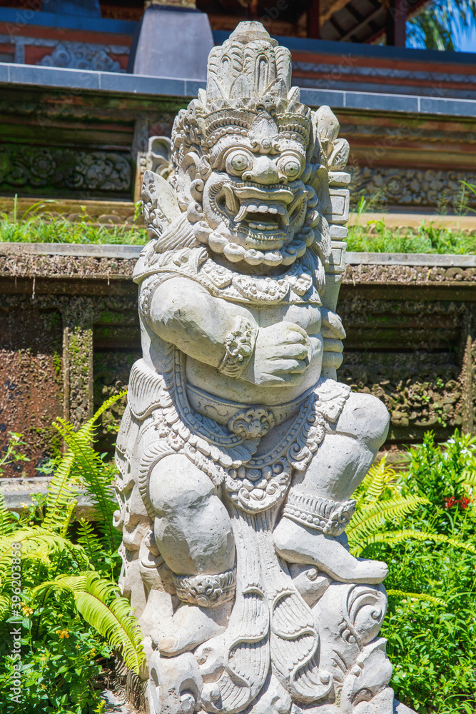Ancient traditional balinese statue of the deity Barong Ancient traditional balinese statue of the deity Barong