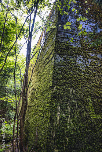 Military bunkers complex  headquarters of Oberkommando des Heeres High Command of Nazi Army during WW2 in Mamerki  Poland