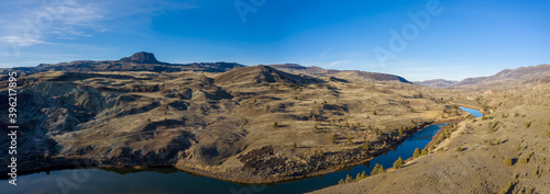 John Day River Valley near Clarno in Central Oregon