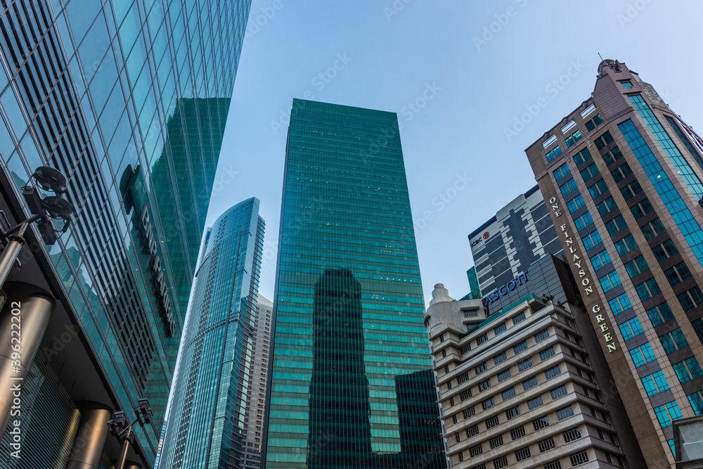SINGAPORE, 3 OCTOBER 2019: Singapore Modern business district SINGAPORE, 3 OCTOBER 2019: Singapore Modern business district