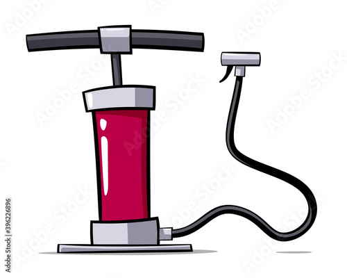 Cartoon air pump 