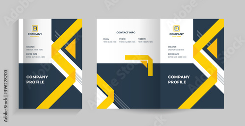 bifold brochure company profile annual report magazine  catalog proposal design template