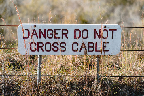 No trespassing sign 