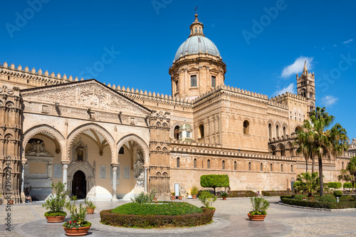 Palermo Cathedral Duomo di Palermo in Palermo, Sicily, Italy.