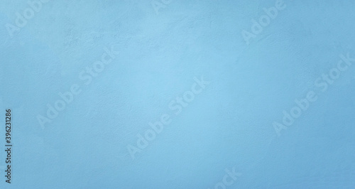 Smooth surface blue cement wall background