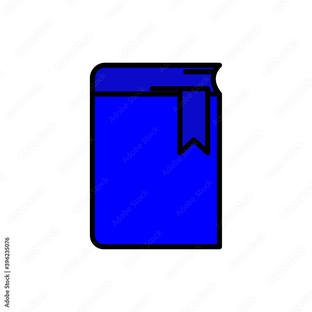 Book flat icon. education symbol. simple design editable. design vector illustration Book flat icon. education symbol. simple design editable. design vector illustration