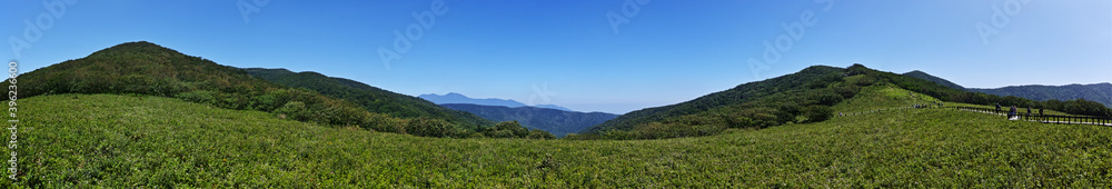 Gombaelyeong landscape panorama in Inje