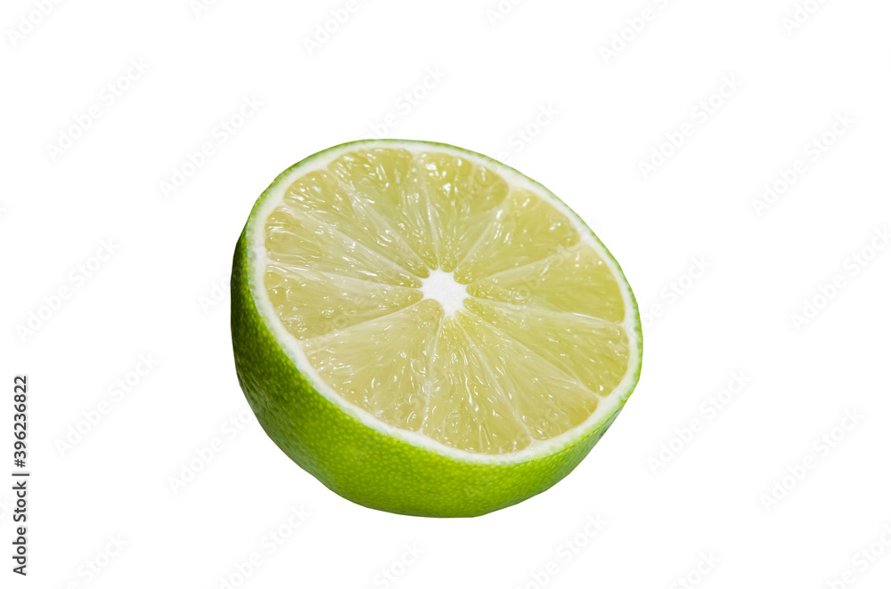 Citrus fresh juicy ripe fruits isolated, lime Citrus fresh juicy ripe fruits isolated, lime