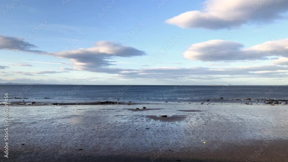 A peaceful and calming evening at the Portobello beach in Edinburgh, Scotland A peaceful and calming evening at the Portobello beach in Edinburgh, Scotland