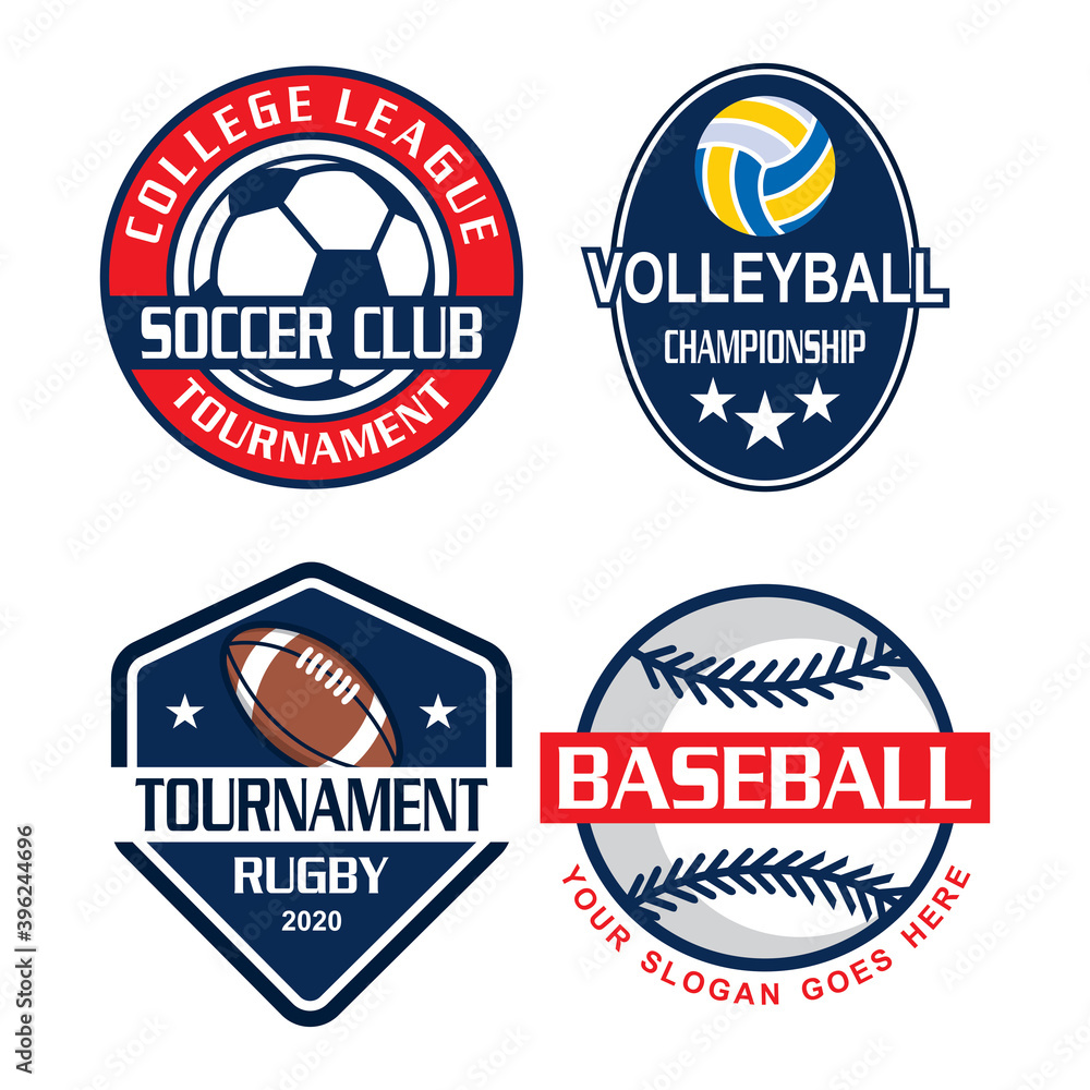 Obraz premium A Set Of Championship Vector , A Set Of Sport Logo