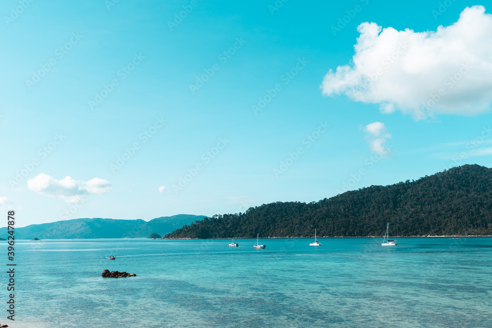 beach view of tropical island, Koh Lipe, Thailand beach view of tropical island, Koh Lipe, Thailand