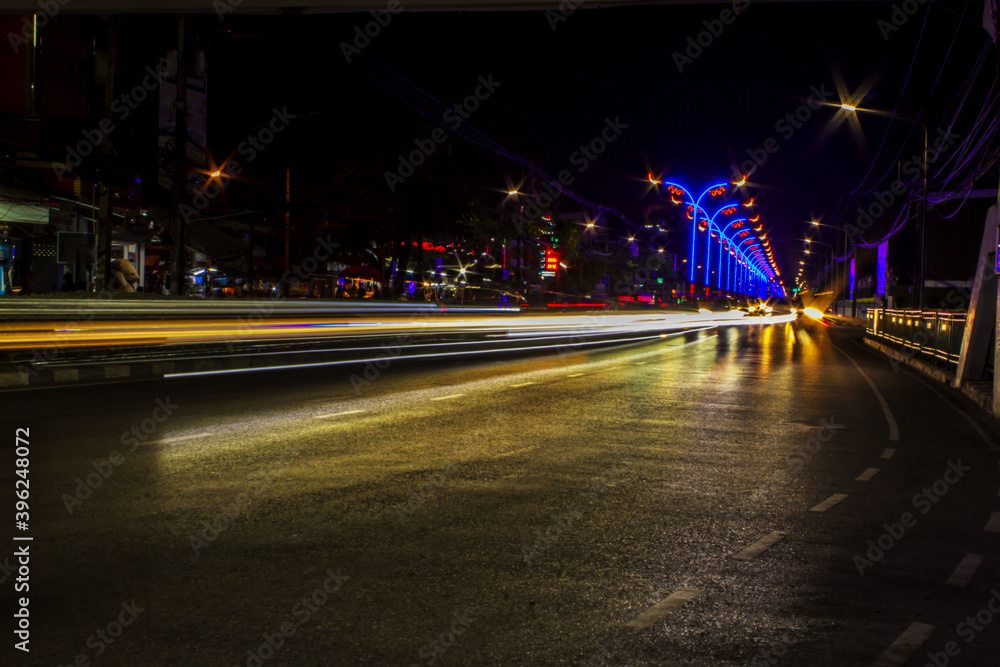 traffic at night traffic at night