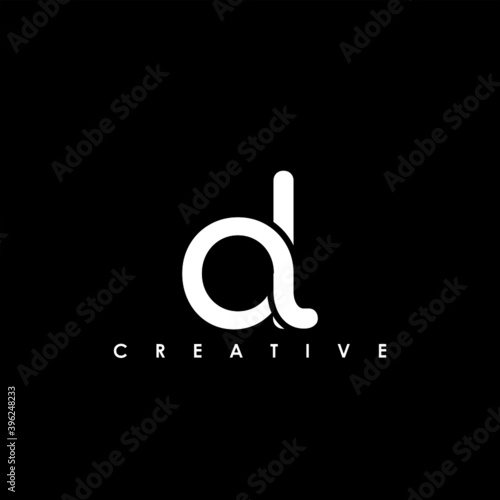 AL Letter Initial Logo Design Template Vector Illustration