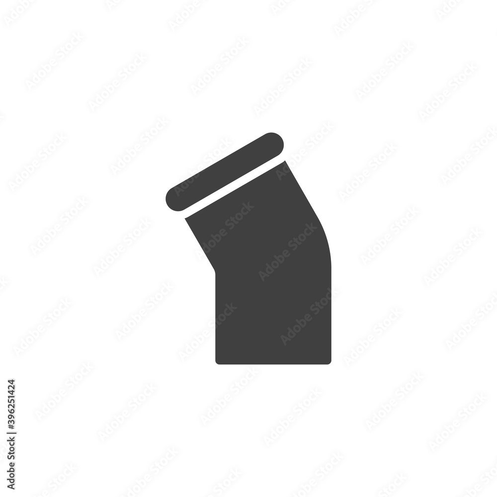 Pvc pipe vector icon. filled flat sign for mobile concept and web design. Plumbing pipe fittin glyph icon. Symbol, logo illustration. Vector graphics Pvc pipe vector icon. filled flat sign for mobile concept and web design. Plumbing pipe fittin glyph icon. Symbol, logo illustration. Vector graphics