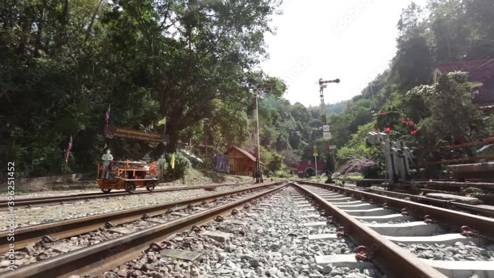 Khun Tan Train Station, The Tourist Attraction In Lamphun, Northern Of Thailand Khun Tan Train Station, The Tourist Attraction In Lamphun, Northern Of Thailand