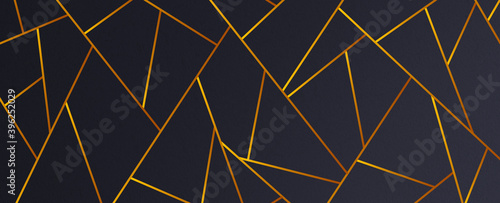 Geometric polygon gold patt...