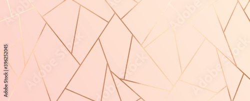 Geometric polygon gold patt...