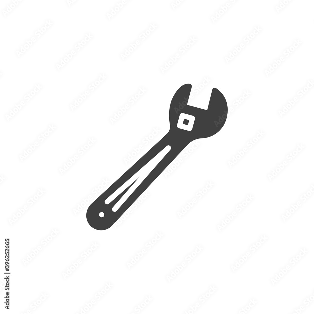 Spanner vector icon. filled flat sign for mobile concept and web design. Wrench glyph icon. Symbol, logo illustration. Vector graphics Spanner vector icon. filled flat sign for mobile concept and web design. Wrench glyph icon. Symbol, logo illustration. Vector graphics
