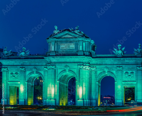 Puerta de Alcala,, Monument, Madrid, Spanien