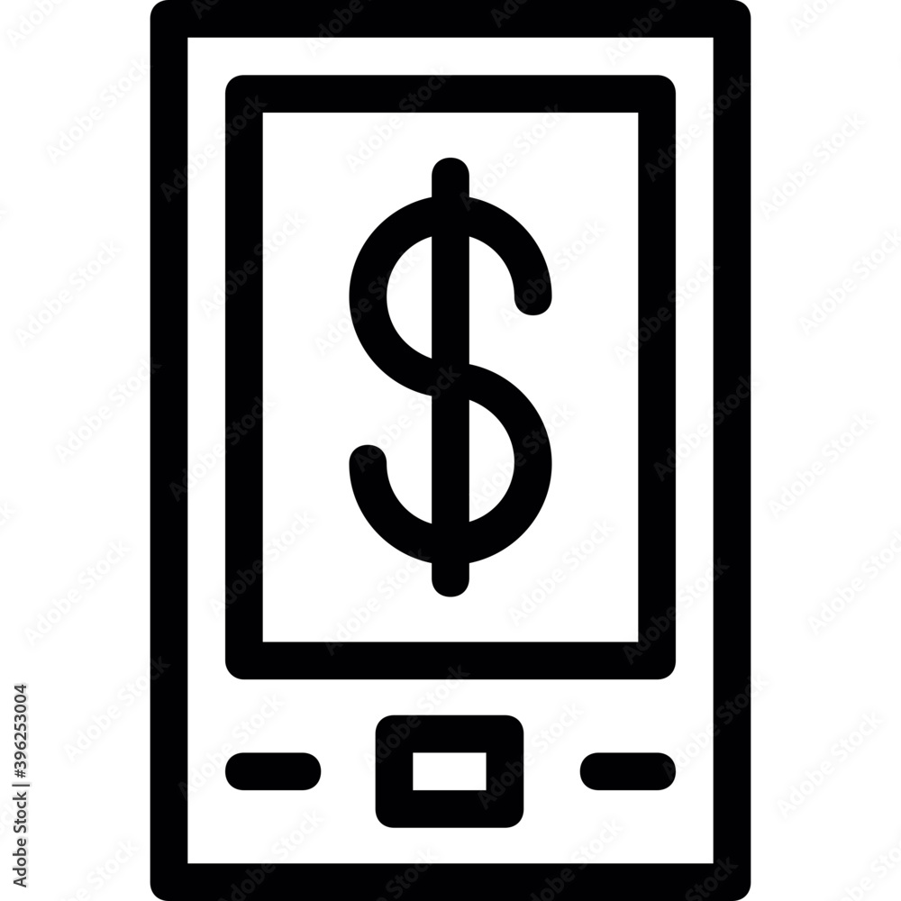 Banking App Flat Vector Icon
Banking App Flat Vector Icon