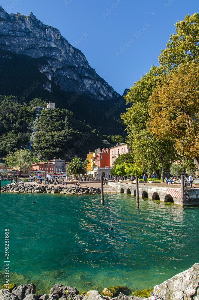 Naklejka premium Rivera de Garda - Włochy