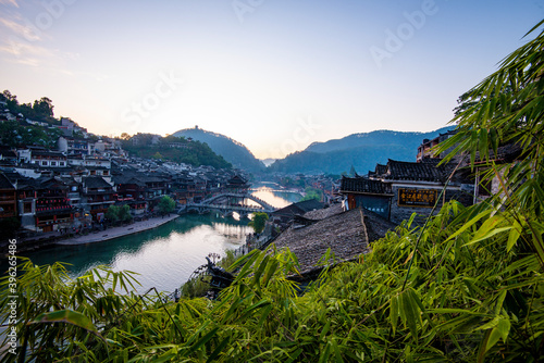 Beautiful landscape of Hunan Xiangxi Fenghuang Ancient City