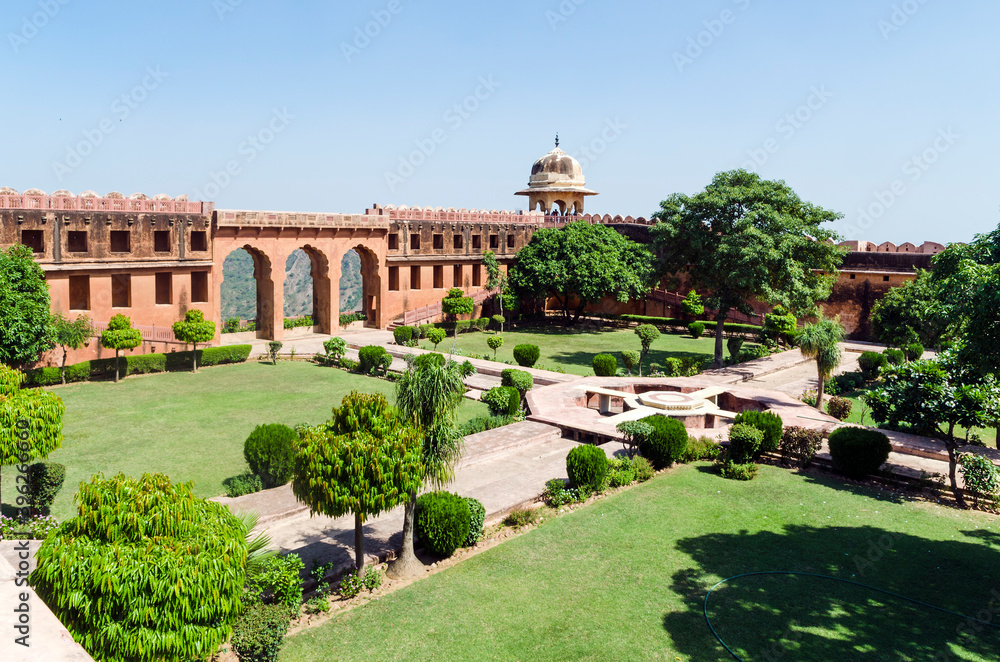 Courtyard of Jaigarh Fort, Jaipur, Rajasthan, India