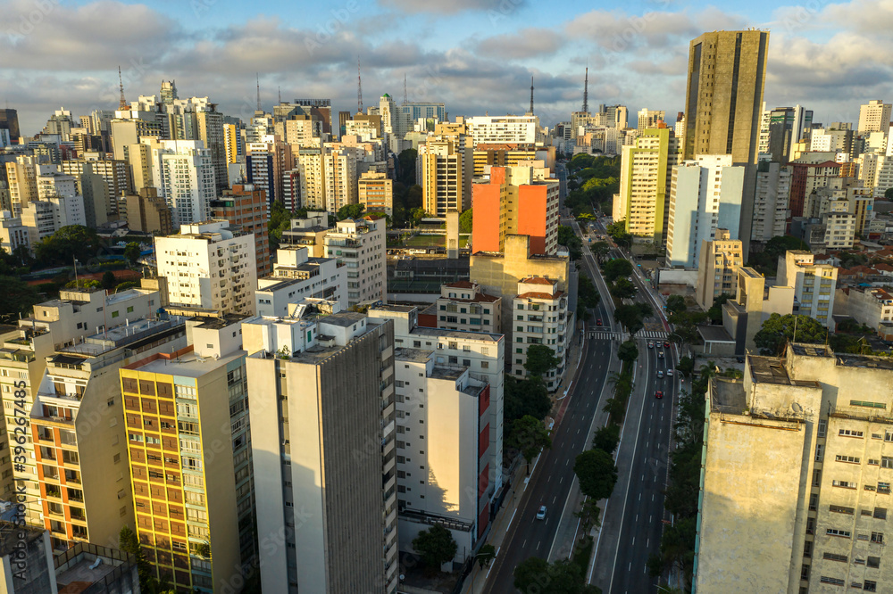 City of Sao Paulo, Consolação Street, Brazil. South America.
