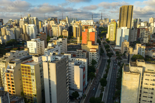 City of Sao Paulo  Consola    o Street  Brazil. South America.