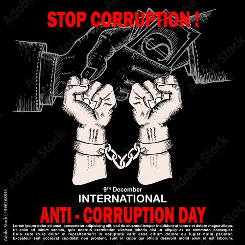 Anti Corruption Day, poster and banner