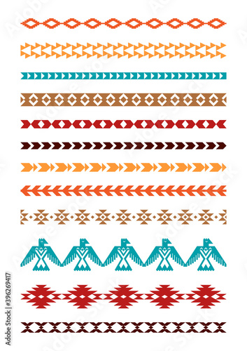 Slika na platnu Aztec tribal borders
