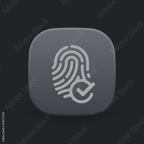 Verified Fingerprint - Icon