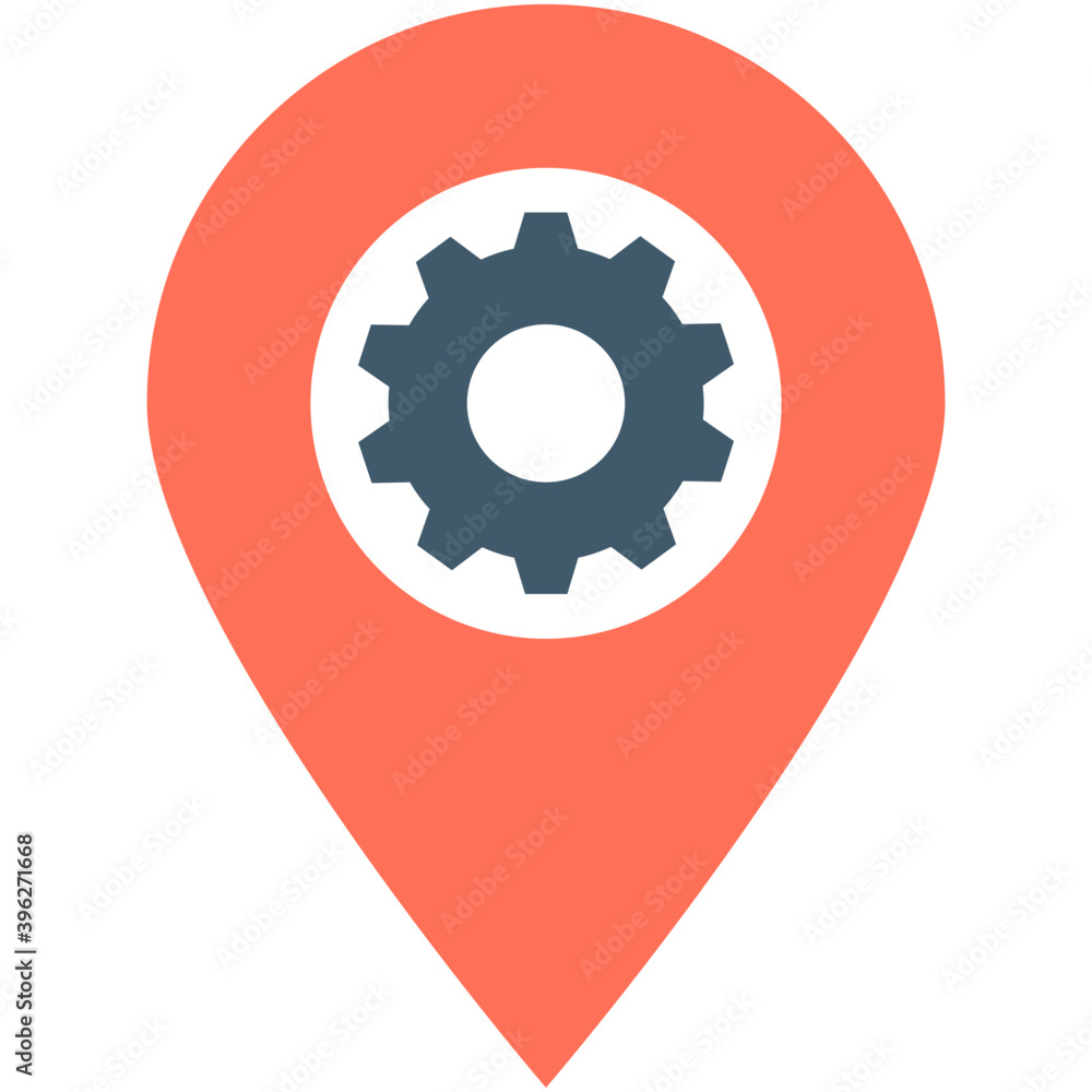 Location Settings Flat Vector Icon
Location Settings Flat Vector Icon