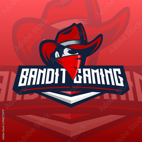 red banding e sport logo concept