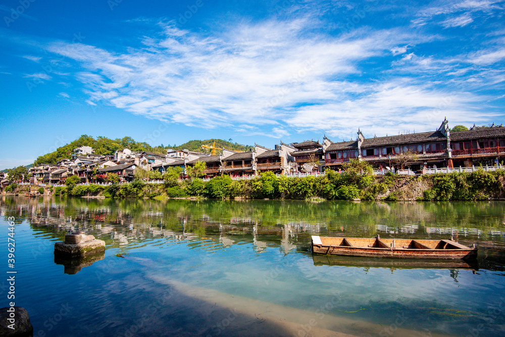  Beautiful scenery of Fenghuang ancient town