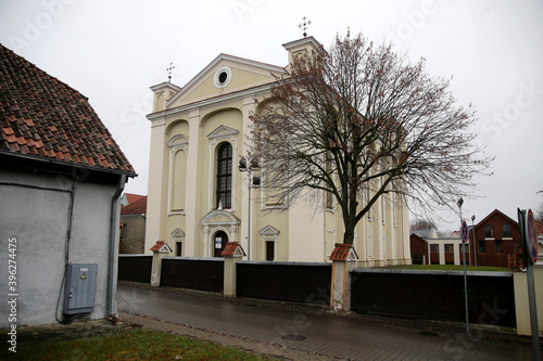 A small town in the middle of Lithuania with a beautiful old town, Kedainiai photo