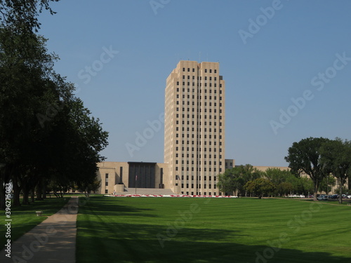 Photography North Dakota Capital Building in Bismarck, ND
