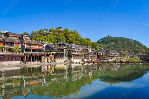  Beautiful scenery of Fenghuang ancient town