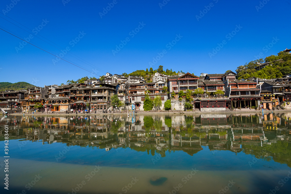 Obraz premium Beautiful scenery of Fenghuang ancient town