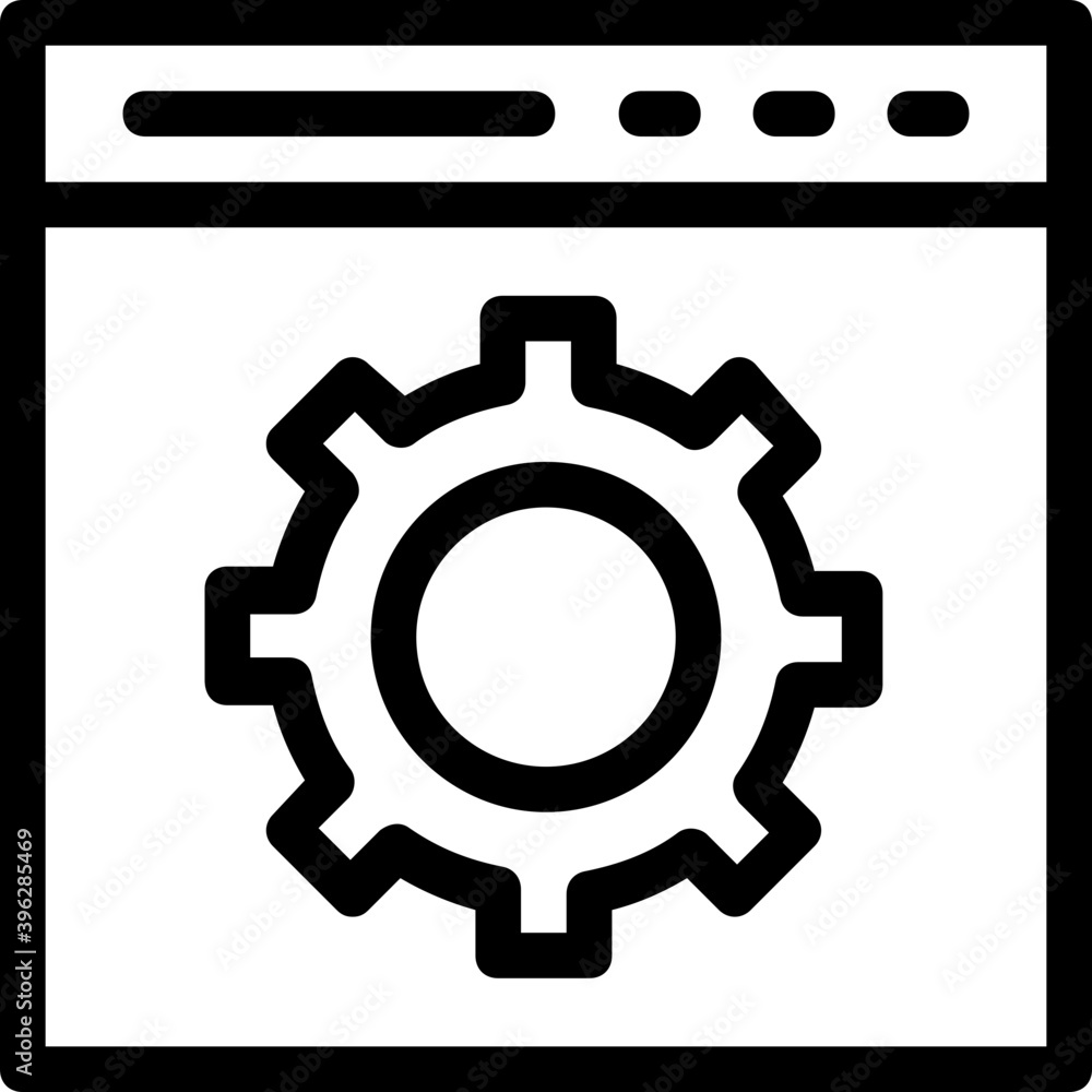 Web Development Vector Line Icon
Web Development Vector Line Icon
