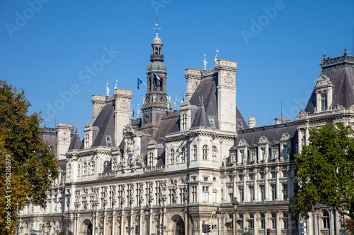Canvas Print hôtel de ville de paris