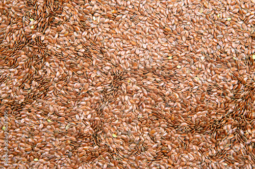 flaxseed close-up. vitamins and healthy food