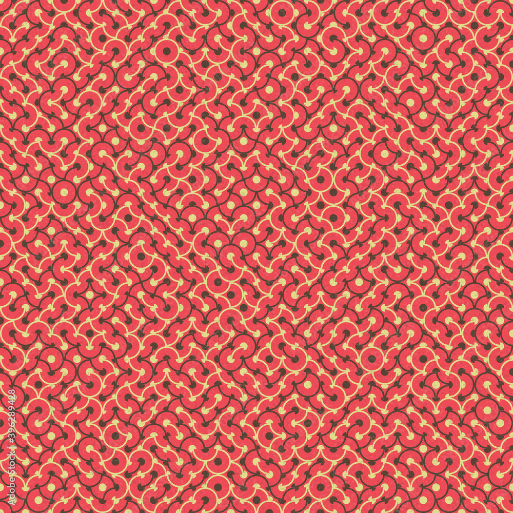 Abstract Geometric Pattern generative computational art illustration