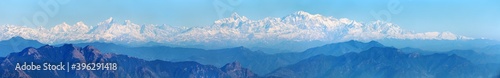 Himalaya  panoramic view  Indian Himalayas  Nanda Devi