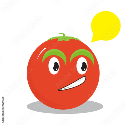 mascot tomato vector eps 10